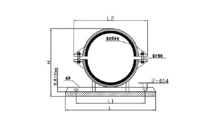 GJ型管道管夾橡膠減震器結(jié)構(gòu)